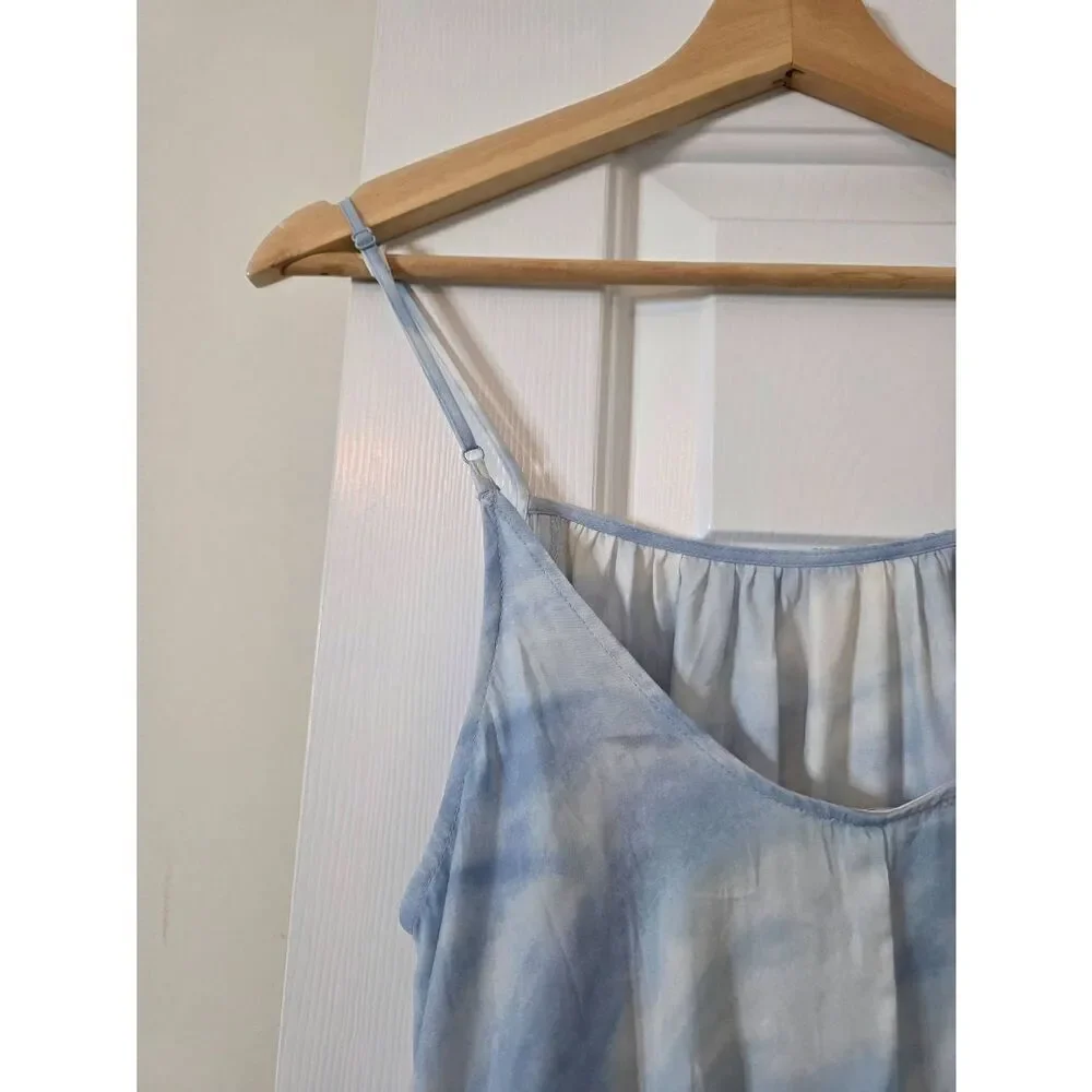 Free People full on maxi slip cami dress with peplum hem in tie dye XS - Picture 7 of 10